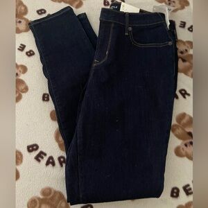 Old Navy Curvy Mid Rise Skinny Jeans 8 Long